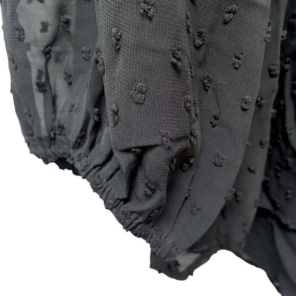 NEW CITY CHIC Boho Blouse  Plus Size XXL  Black Embroidered Womens Top - Picture 10 of 11